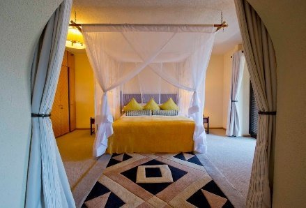 Guest room at Elephant Hills Resort