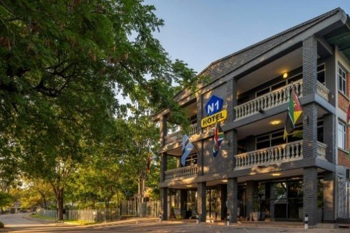 N1 Hotel building in Victoria Falls, Zimbabwe