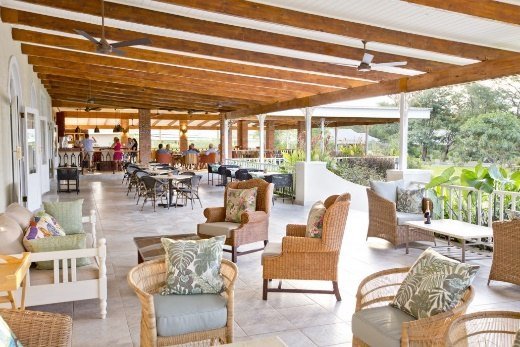Lounge and dining area at Pioneers Lodge
