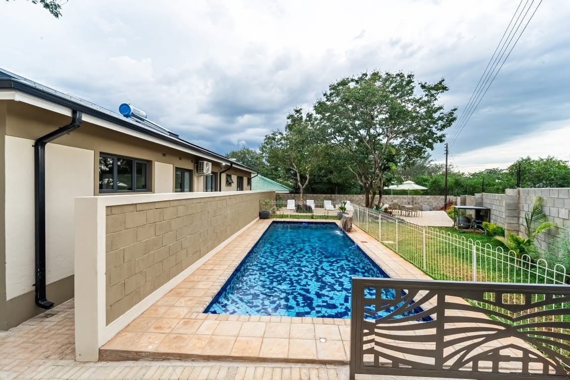 Swimming pool outside the apartments at Sea of Dreams, Victoria Falls