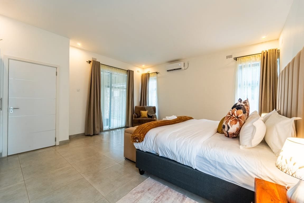 Main bedroom at Sea of Dreams apartments