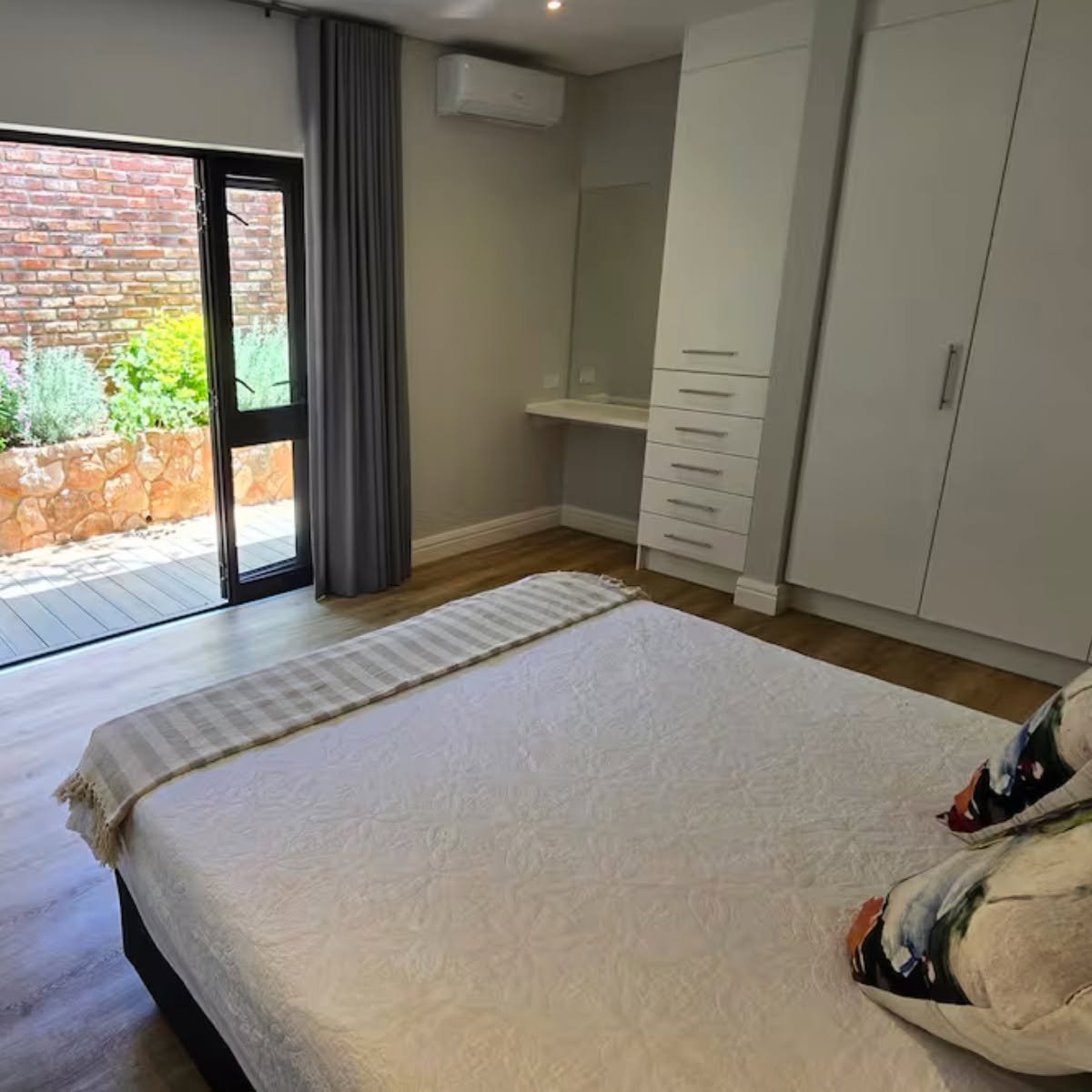 En-suite bedroom at The Outpost, Victoria Falls