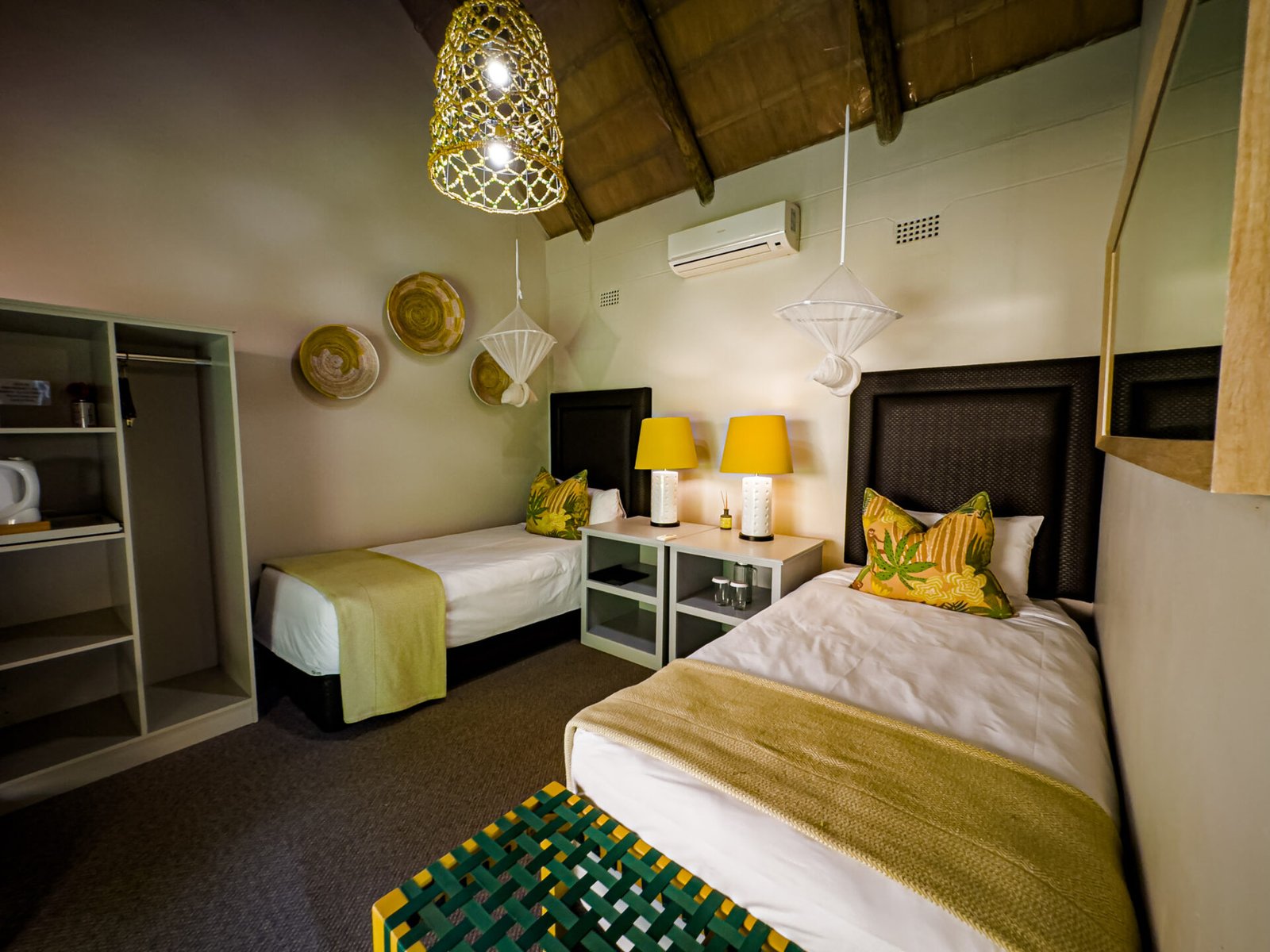 Standard twin room at Explorers Village
