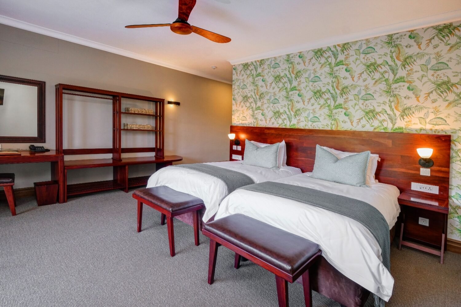 Deluxe twin room at Ilala Lodge Hotel